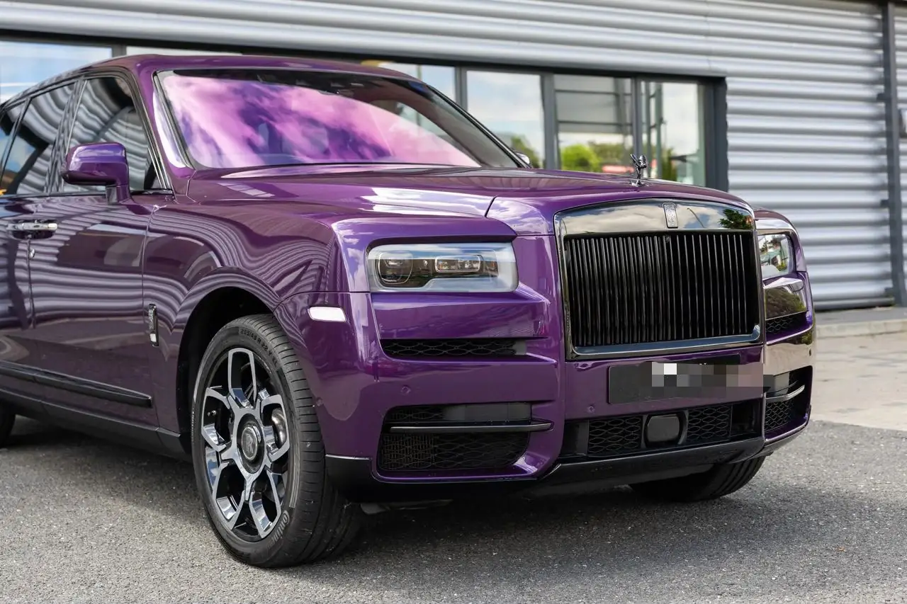 Rolls Royce Cullinan in purple, Lagos